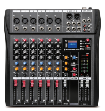 Professional Grade DJ Mixers with USB Connectivity - High Fidelity Effector Models 6CH 8CH 12CH 16CH