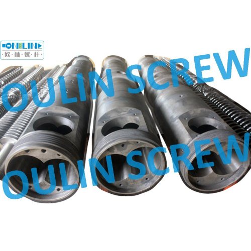 80/156 Double Conical Screw and Barrel for PVC Extrusion