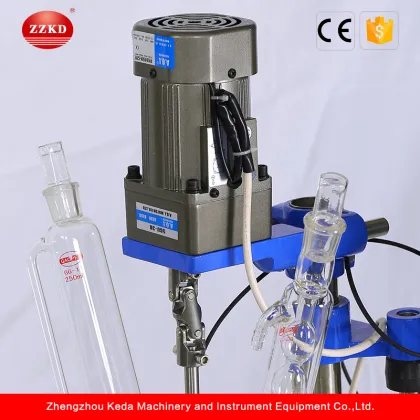 Mini Continuous Stirred Electric Heating Glass Reactor