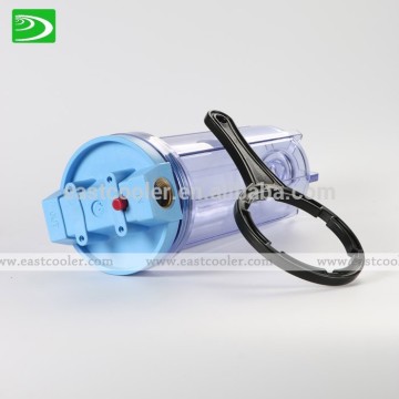 High quality FH1010-013 NINGBO Eastcooler CE certified 10 inch Standard Clear Filter Housing with wrench