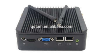 Dual Lan Core i3 mini pc Qotom-Q210S core i3-3217U dual core processor on board support win7/win 10/linux mini computer