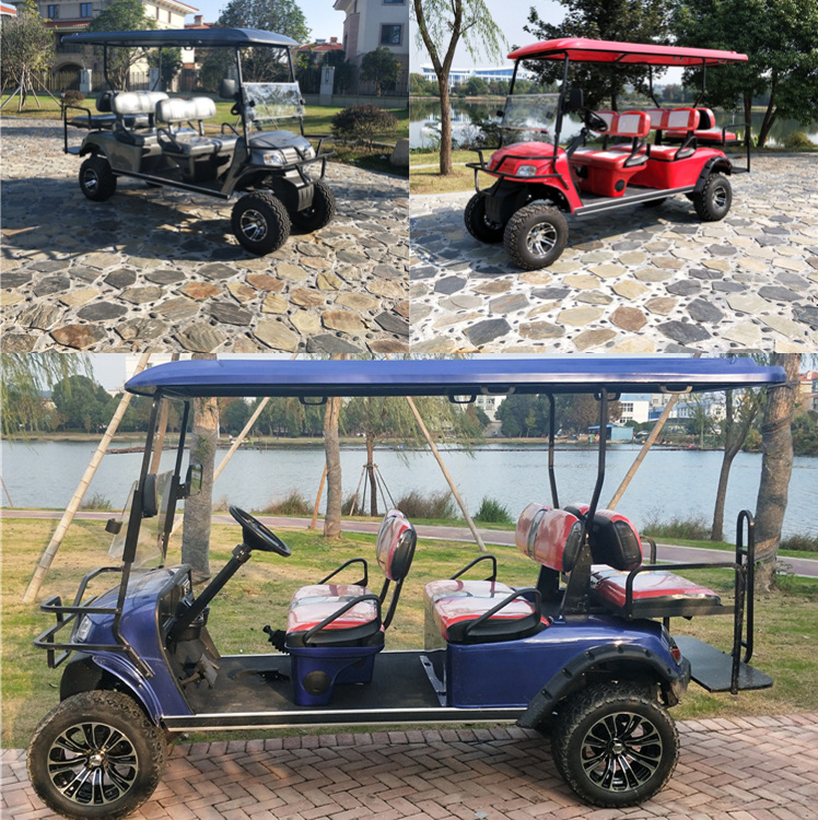 4 2 Seaters Off Road Golf Carts