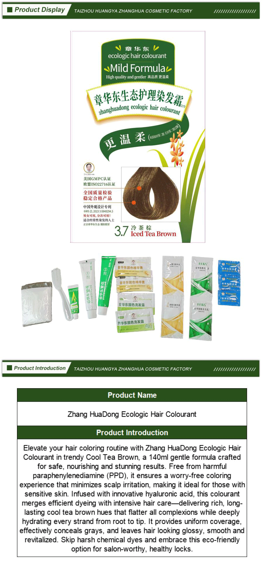 safe home hair dye product