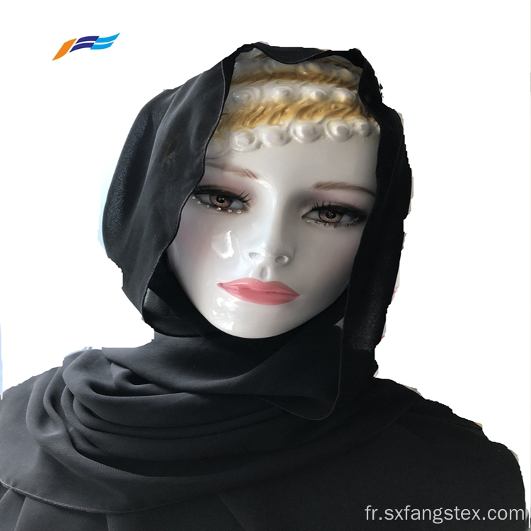 Hijab arabe musulman 100% polyester pour femmes