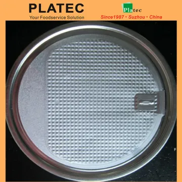 Easy peel off end aluminum foil can lid