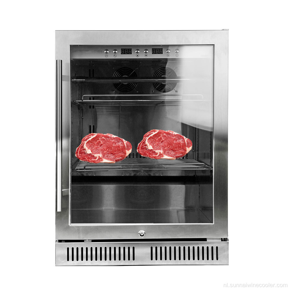 Hoogwaardige biefstukvlees display vlees droge ager