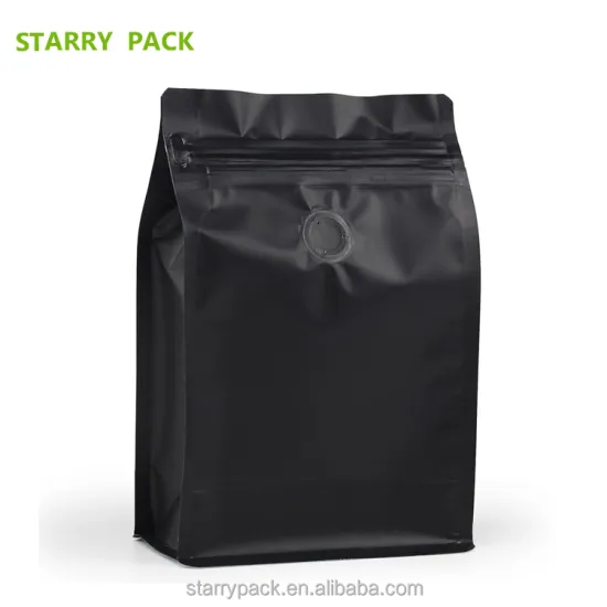 One Way Valve Aluminum Side Gusset Coffee Packing Bag 500g 5lb
