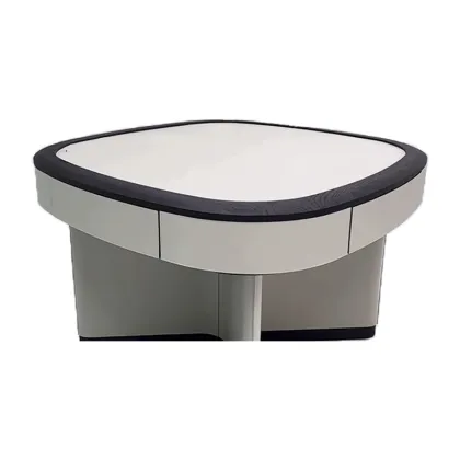 Customizable Solid Wood Saddle Leather Mahjong Table