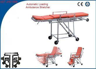 Stainless Steel Folding Hospital Stretcher Automatic Loadin