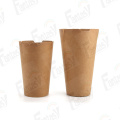 Papel de takeaway descartável Fritas Fries Scoop Cup