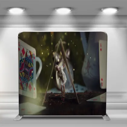 golden marble 10ftx8ft Straight Tension fabric photography