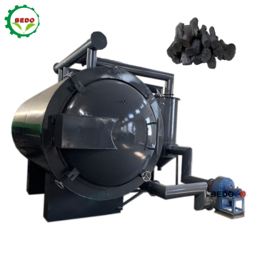 Carbon Fibre Biomass Horizontal Carbonization Furnace for Smokeless Wood Charcoal Production - Price