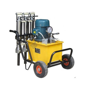 Electric Engine Rock Stone Splitting Machine 45mm