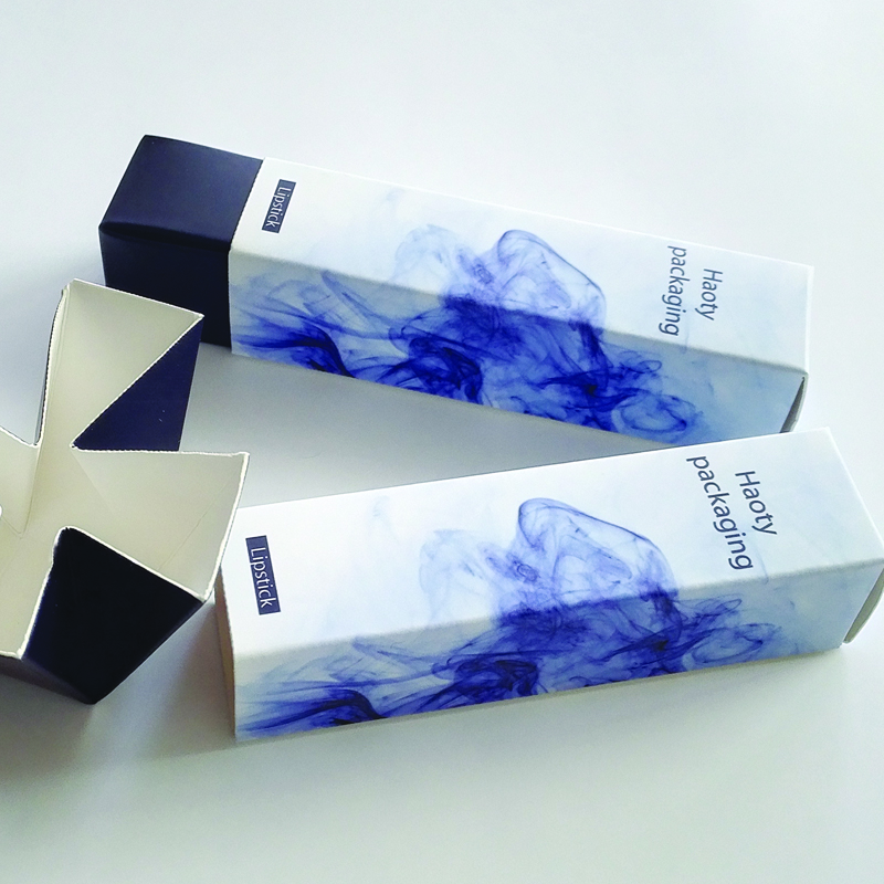 Venta en caliente Diseño personalizado Plegable Lip Gloss Packaging