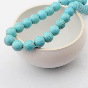 14MM Loose natural Turquoise Crystal Round Beads for Making jewelry