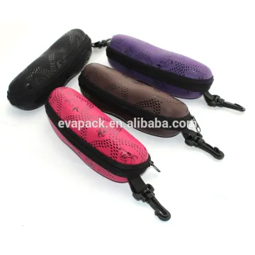 Fashion Carabiner EVA Spectacle Eyeglass Case Sunglasses Case