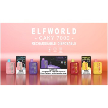 ELFWORLD CAKY7000PUFFS Disposable Rechargeable Vapes
