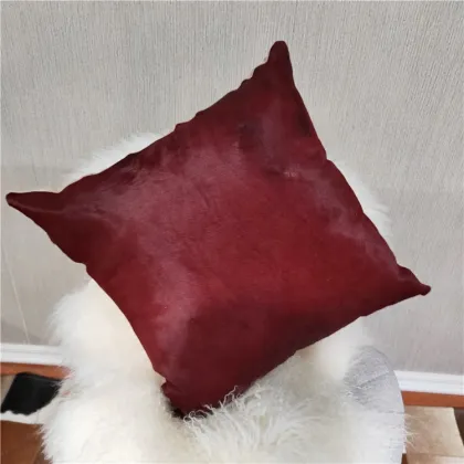 Cowhide Pillows Decorative Throw Pillow Cover Case Farm Animal Cowhide Cushion Covers