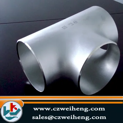 DIN standard butt weld pipe tee