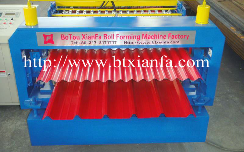 aluminum roofing roll forming machine