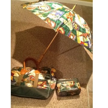 Nordic House Wooden Golf Umbrella