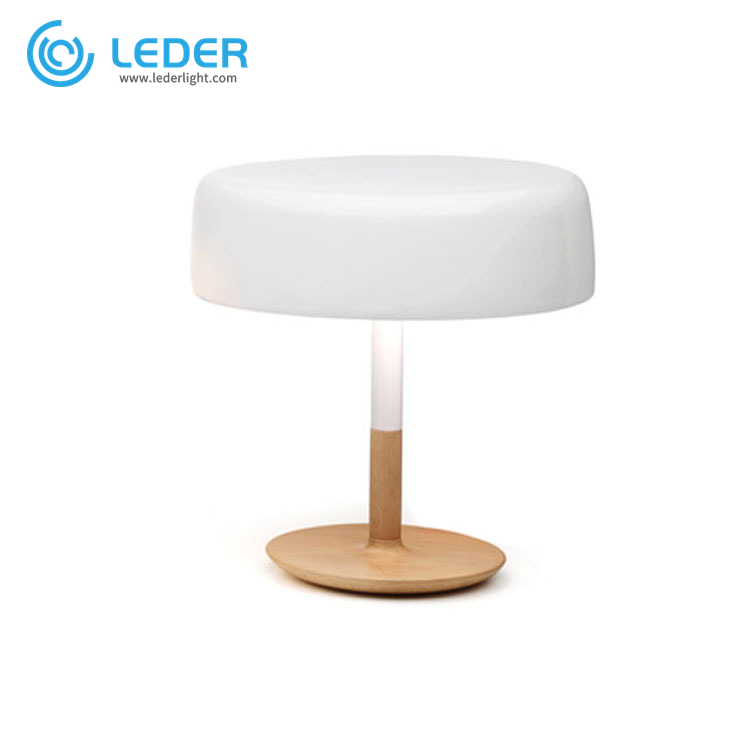 مصابيح طاولة غرفة النوم البيضاء LEDER