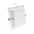 LED Plastik eingebrauchtes Anti-Blend-Quadrat-Downlight 18W