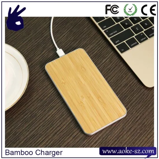 High-End Banboo Aluminum  Wireless Charger for Galaxy S7 Edge