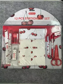 12 PCS STATIONERY SET