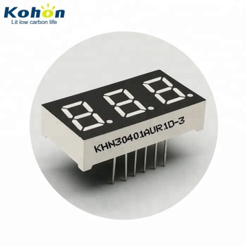 3 Digit 7 Segment CA 0.4 Inch Numeric LED Display