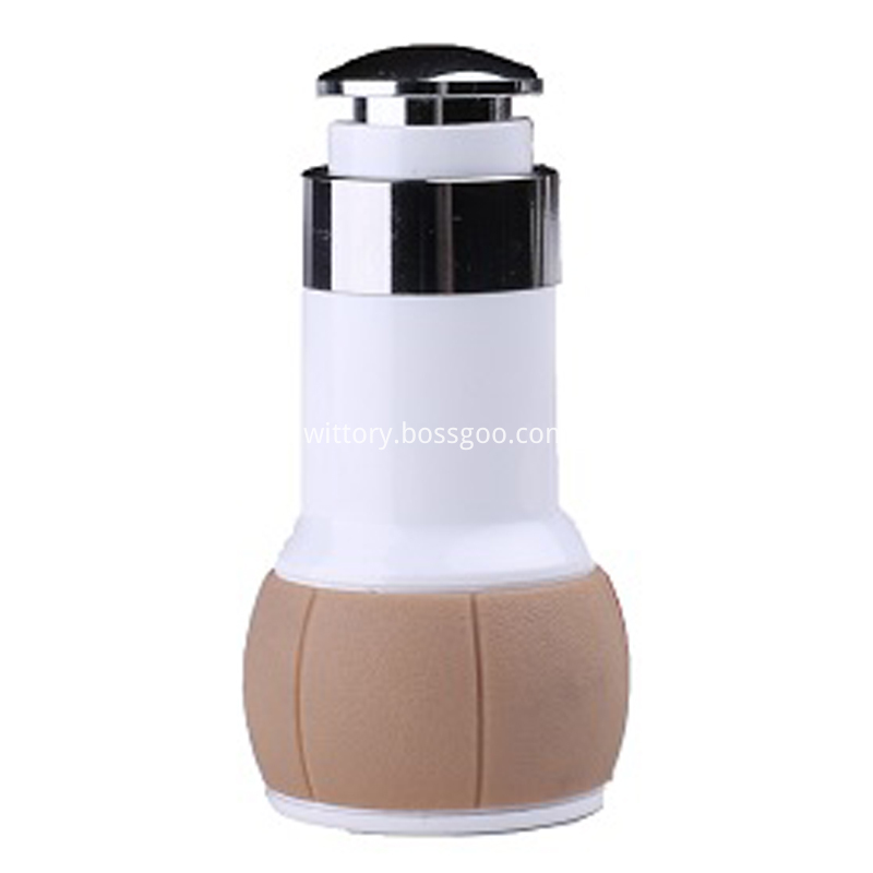 Khaki leather grain smart car charger