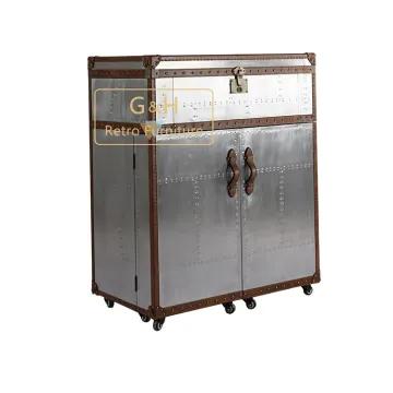 Color Changing LED Water Bubble Wine Display Bar Cabinet