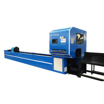 Metal tube pipe fiber laser cutting machine