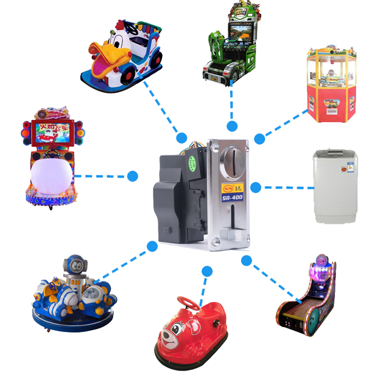 고품질 동전 수락 자 타이머 게임 동전 기계