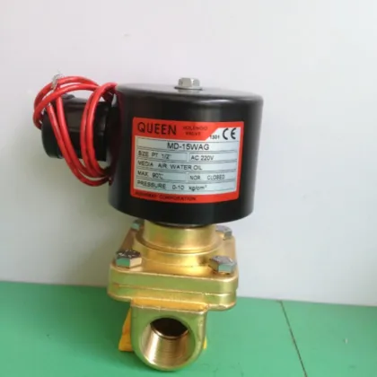 QUEEN Solenoid Valves MD-10WAG MD-15WAG - AC220V DC24V Pneumatic Electric Valve