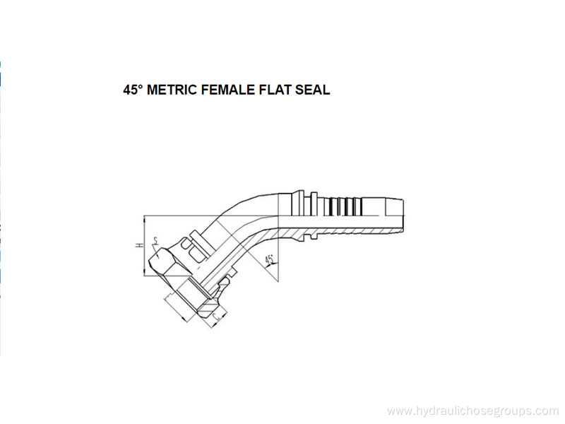 45° Metric Female Flat Seal 20241