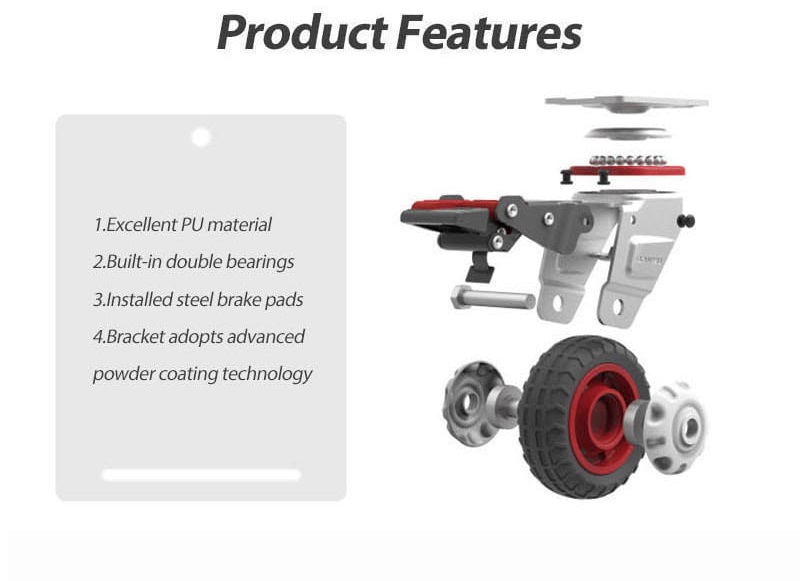 Medium-duty Industrial Caster