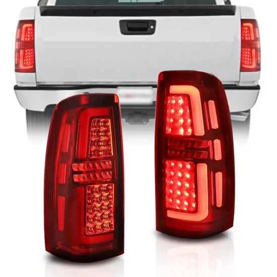 Tail Light Compatible With Chevy Silverado 1500 2500 3500 1999-2002 - Driver and Passenger Side Taillights Rear Brake
