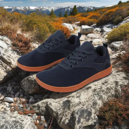 Custom Barefoot Hiking Shoes: Wide Fit, Anti-Slip, and Height Increasing Oxford PU