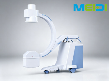 Sistem X-Ray C-Lengan Digital Mudah Alih Frekuensi Tinggi 100mA 9 Inci Penguat Imej Dwi LCD Skrin Sentuh Pembedahan Ortopedik Fluoro