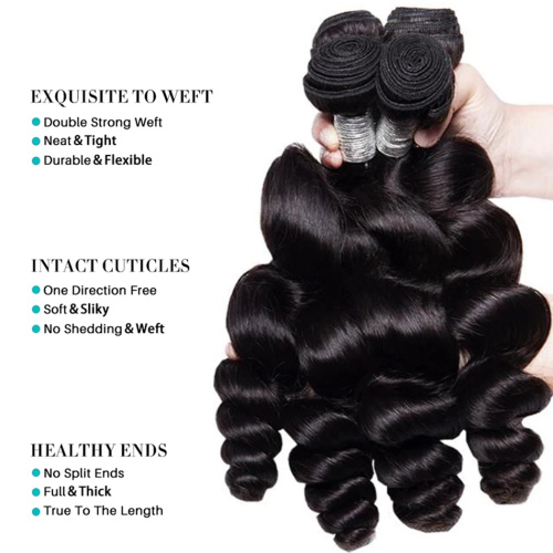 100% human hair bundles virgin hair