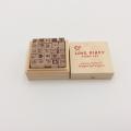 customized wooden ink stamp