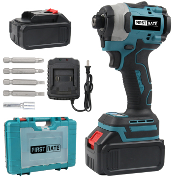 Cordless Brushless Lithium Impact Driver Set: Household Electric Screwdriver and Drill