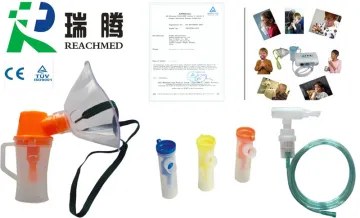 Medical Nebulizer Kits with aerosol mask and tubing