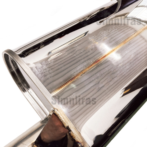 Rostfreier Auspuffschalldler für 02-05 Honda Civic SI Fließheckback