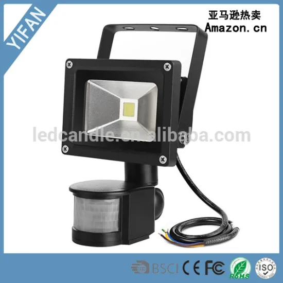 Good quality 700 Lumen 10W Outdoor LED sensor Flood light