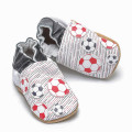 Unisex Print Baby Football Soft Leather Shoes