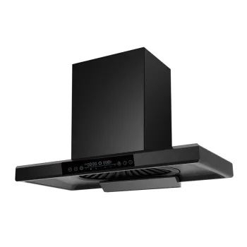 Temper Glass Smart Screen Touch Auto Clean Range Hood