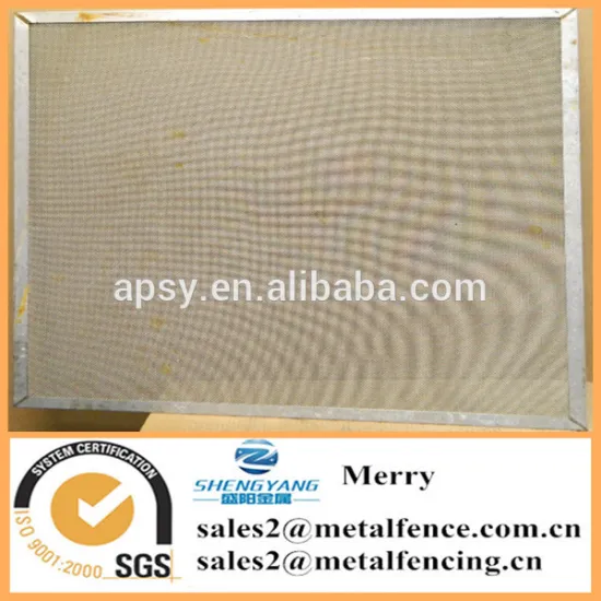 stainless steel ss mesh screen 36''X36'' in galvanized frame
