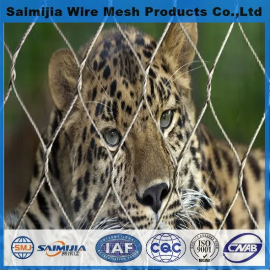 Customized stylish stainless steel rope mesh baluster